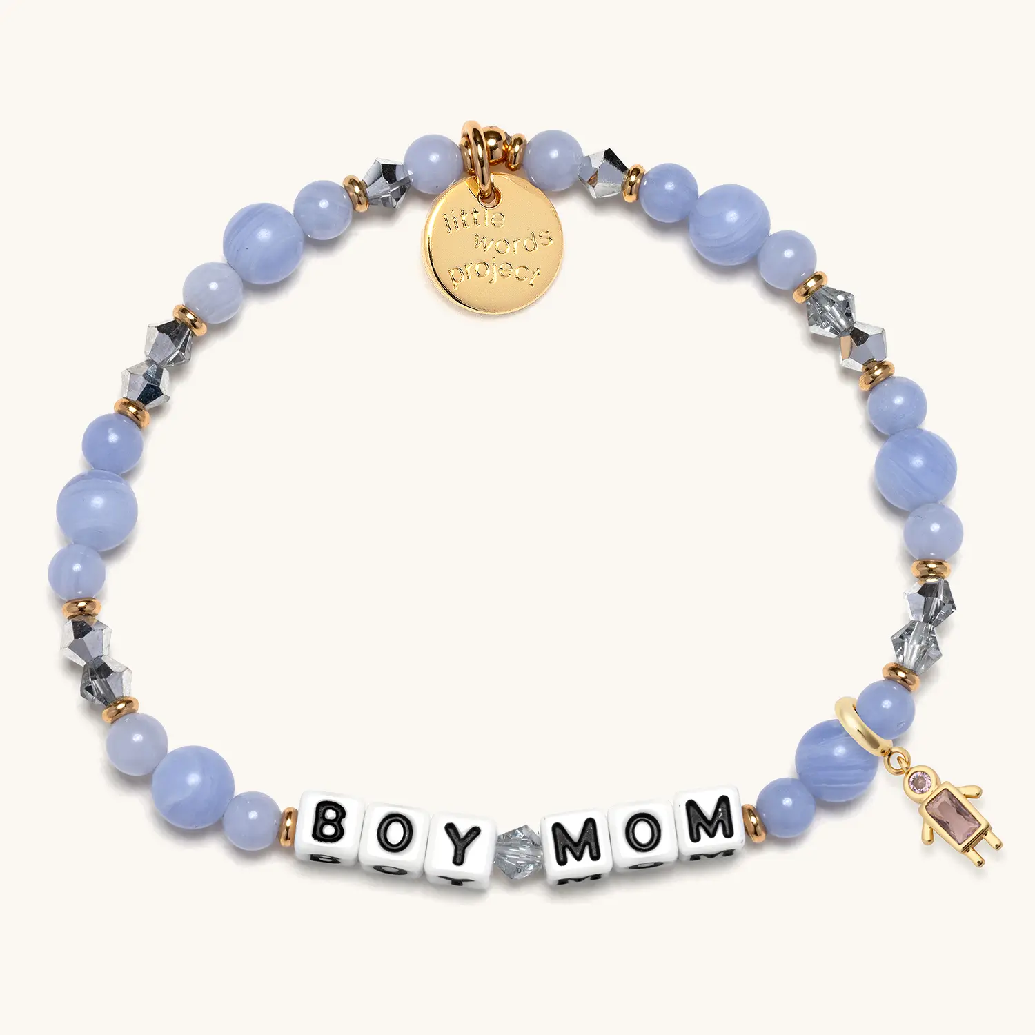 Boy Mom Birthstone Charm Bracelet Set - Image 10