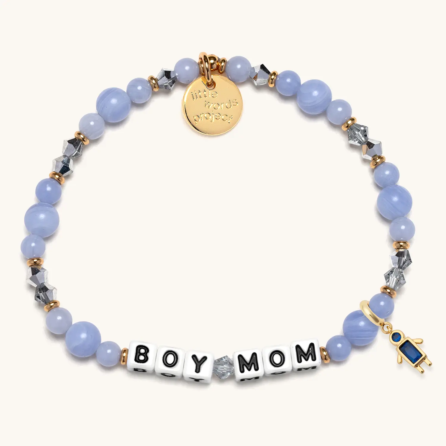 Boy Mom Birthstone Charm Bracelet Set - Image 9