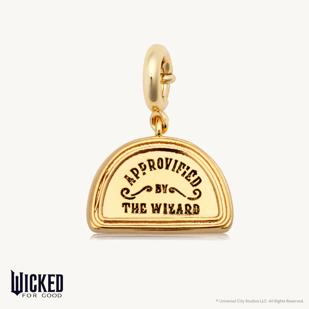 Approved By The Wizard Charm- Wicked