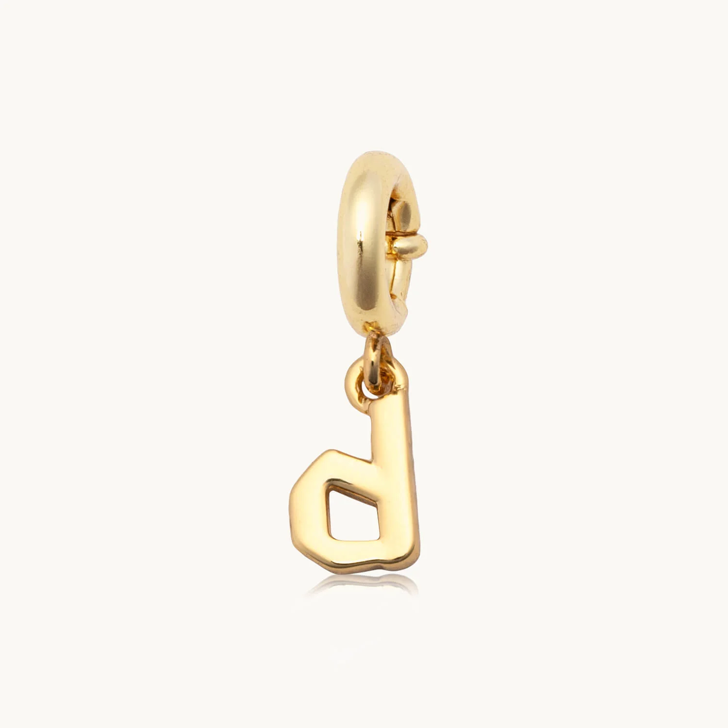 Custom Gothic Letter D Charm