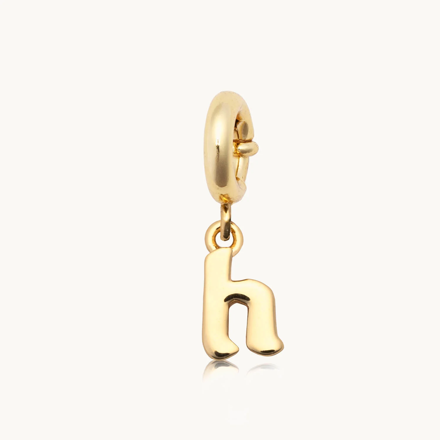 Custom Gothic Letter H Charm