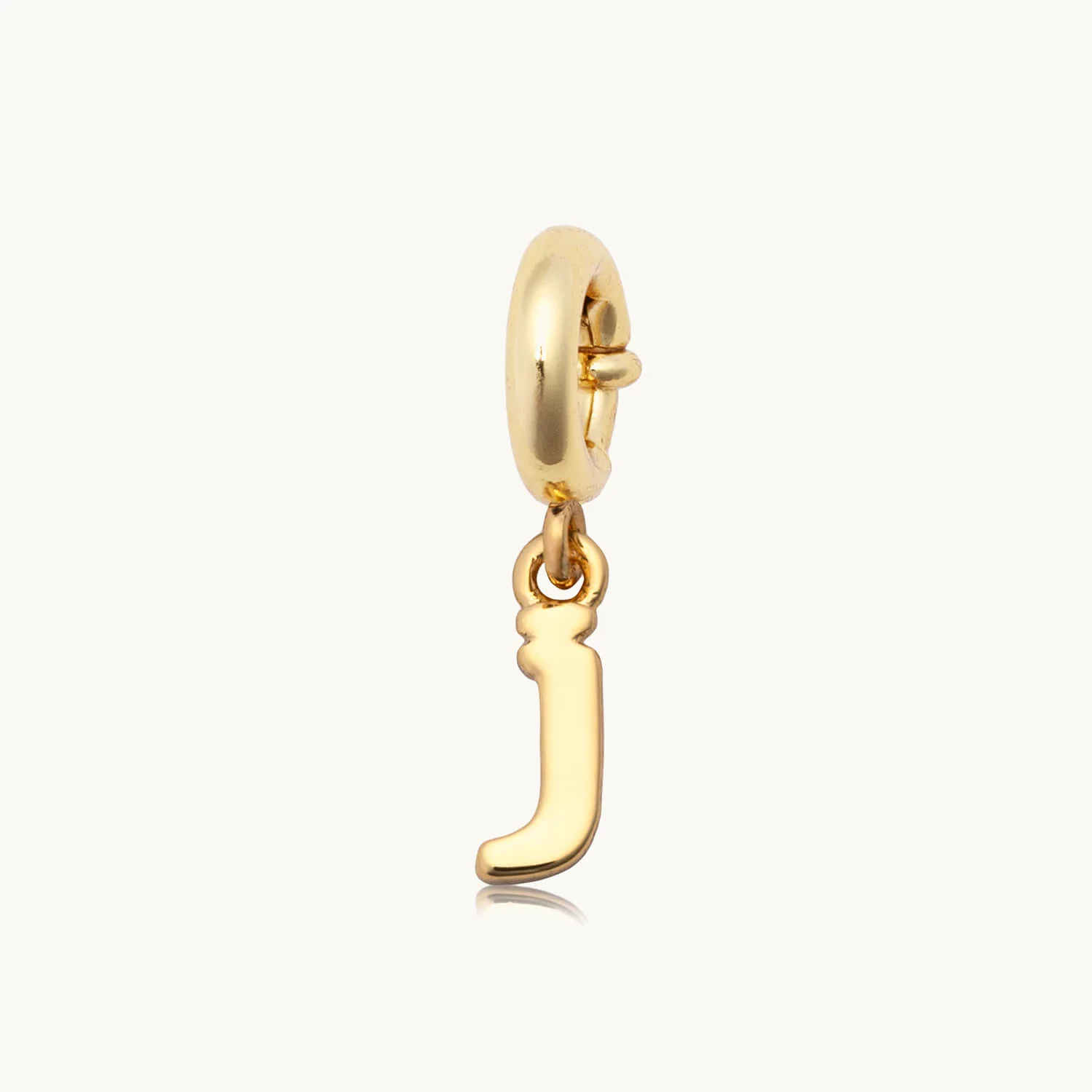 Custom Gothic Letter J Charm
