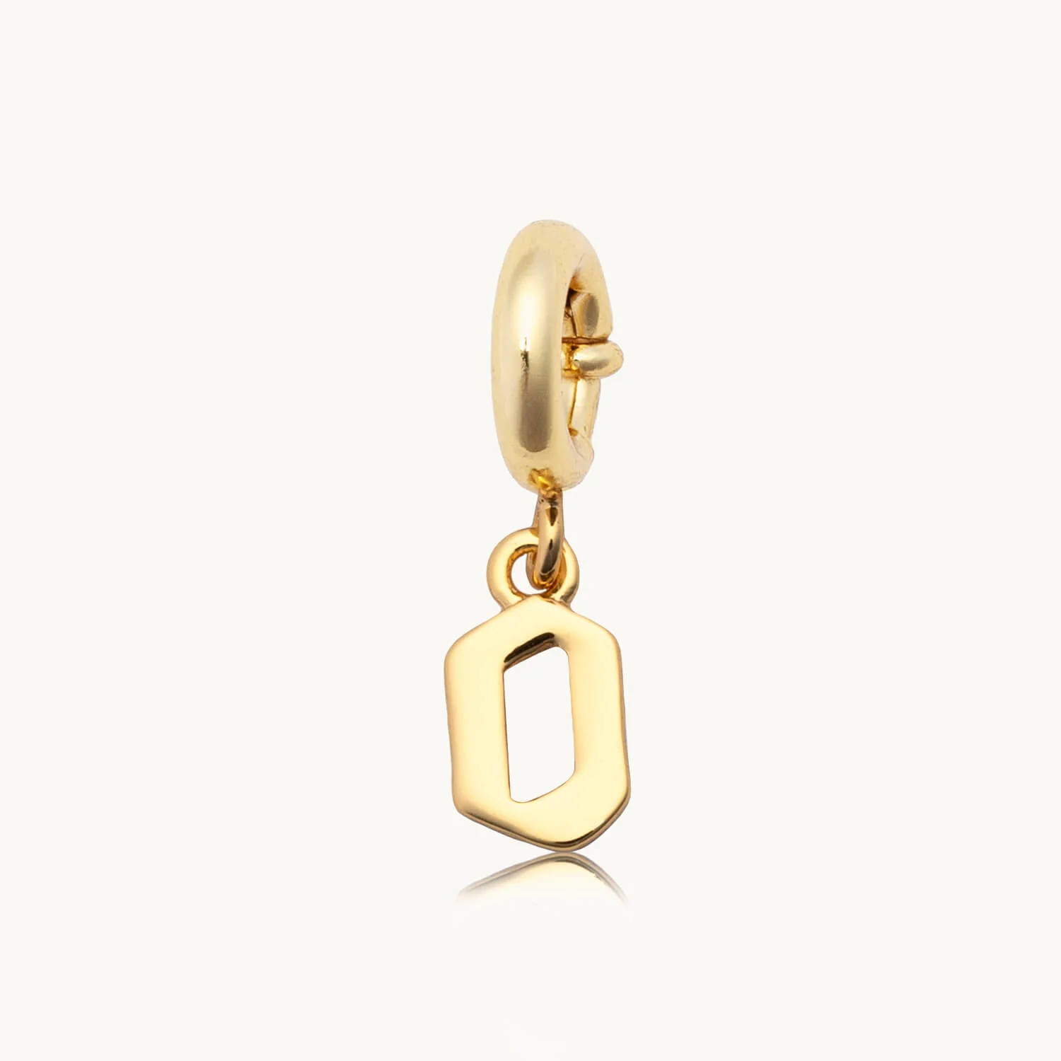 Custom Gothic Letter O Charm