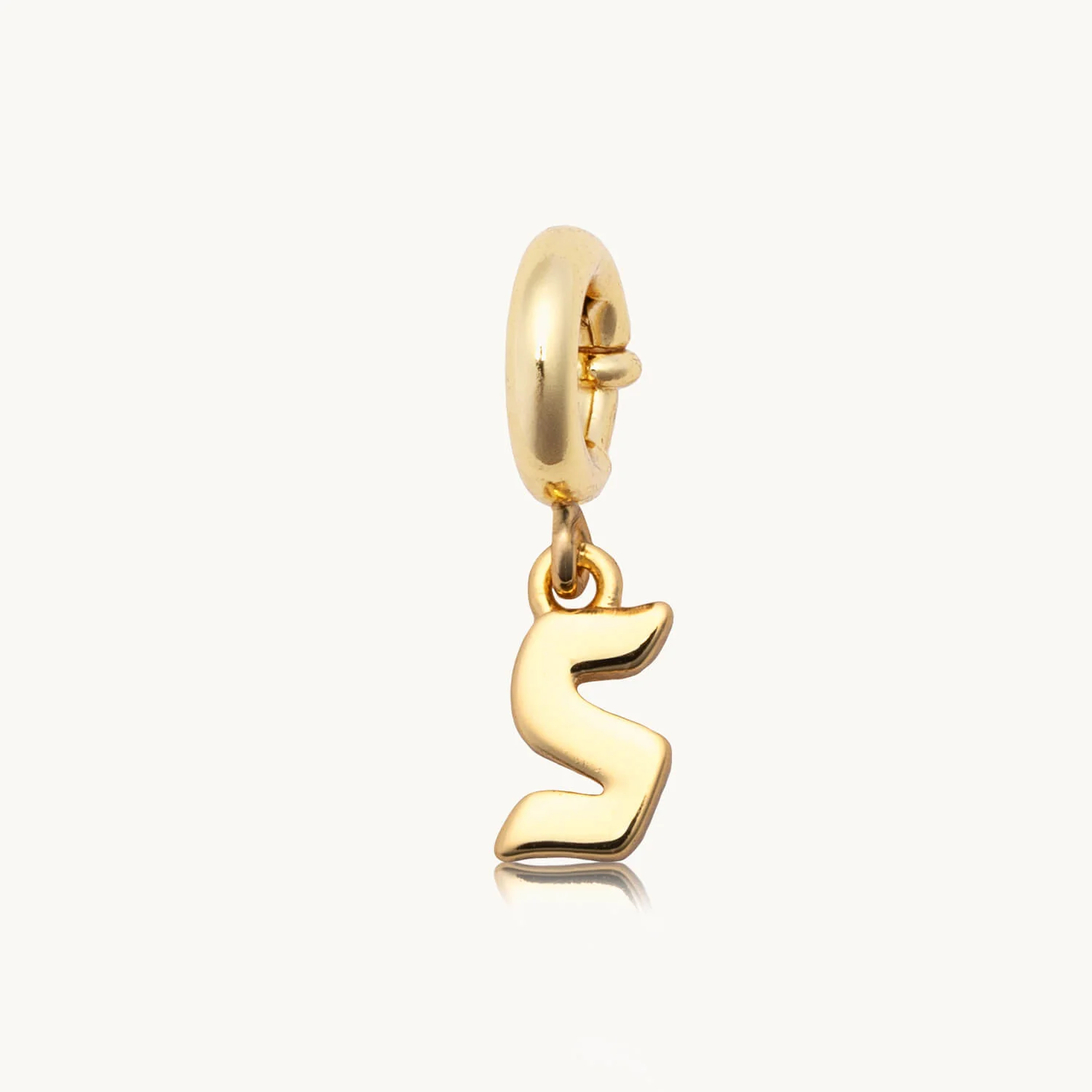 Custom Gothic Letter S Charm
