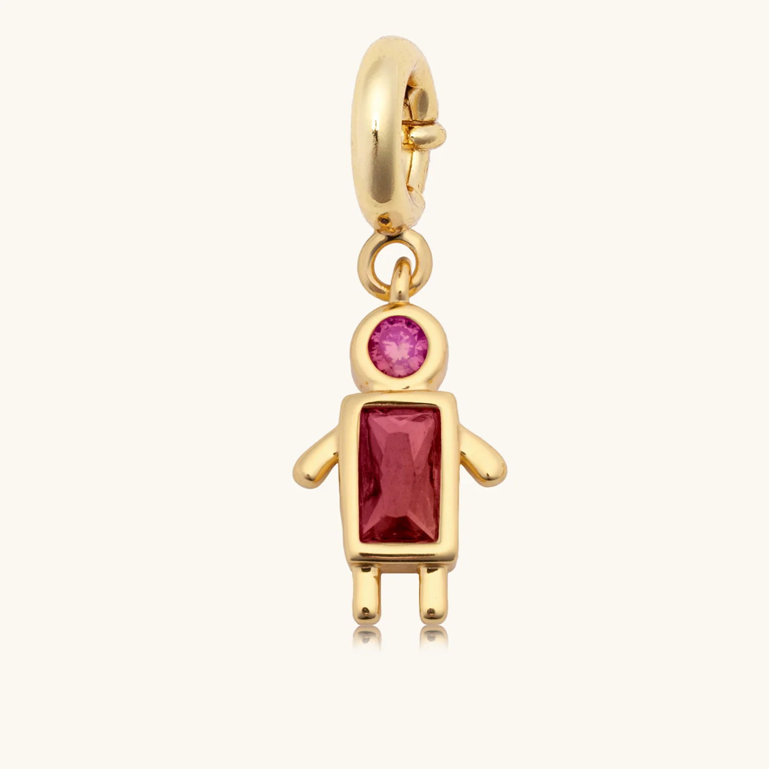 Custom July Boy Charm