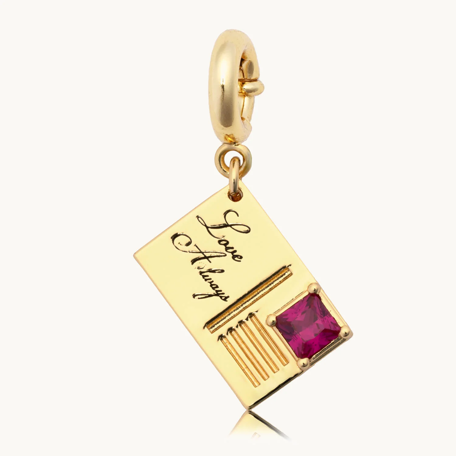 Custom Love Always Postcard Charm