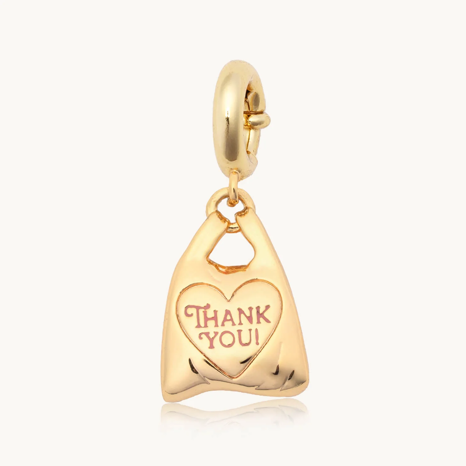 Custom Thank You Bag Charm