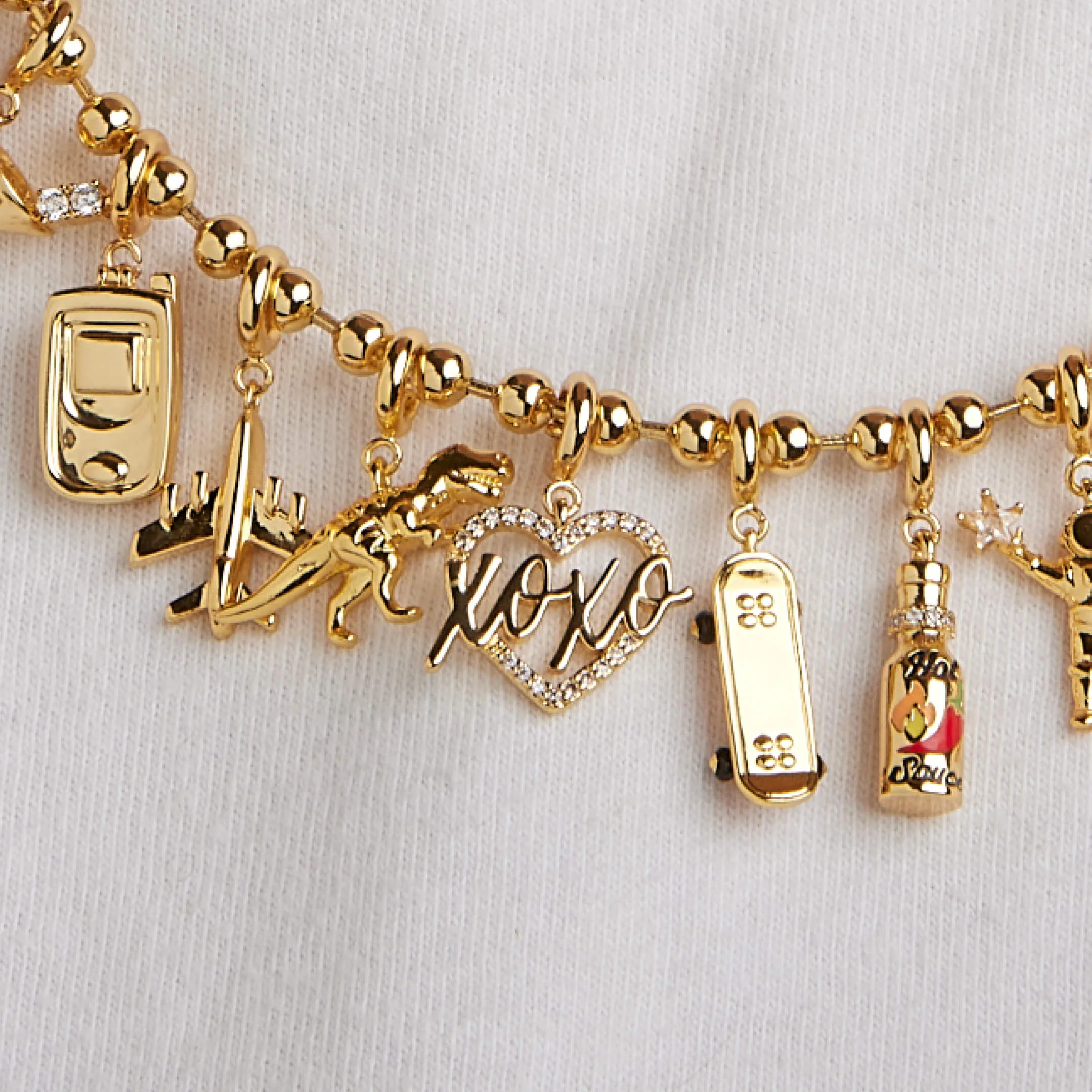 Custom XOXO Heart Charm - Image 3