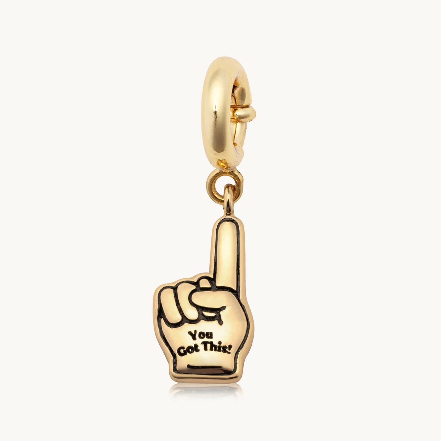 Custom You Got This Foam Finger Charm