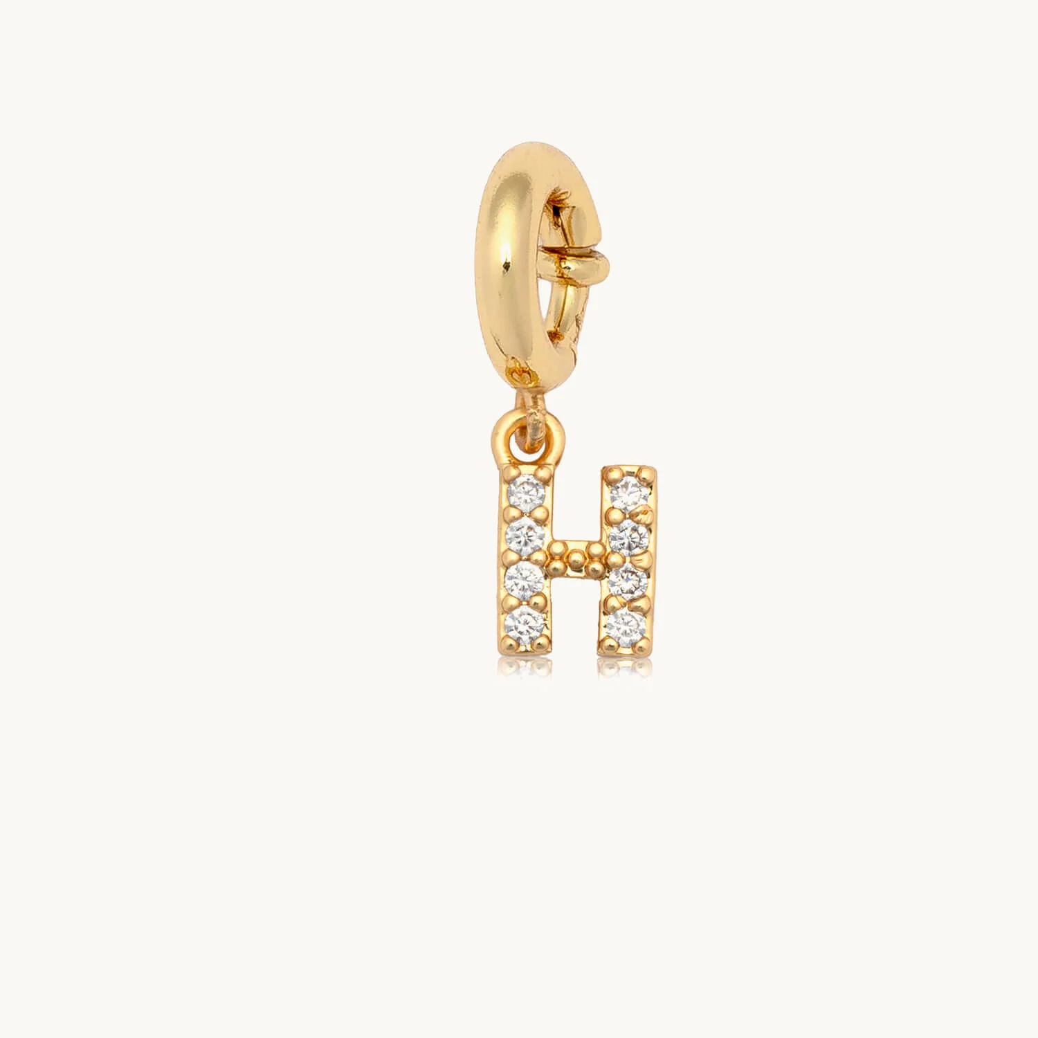 CZ Letter Charm - Image 10