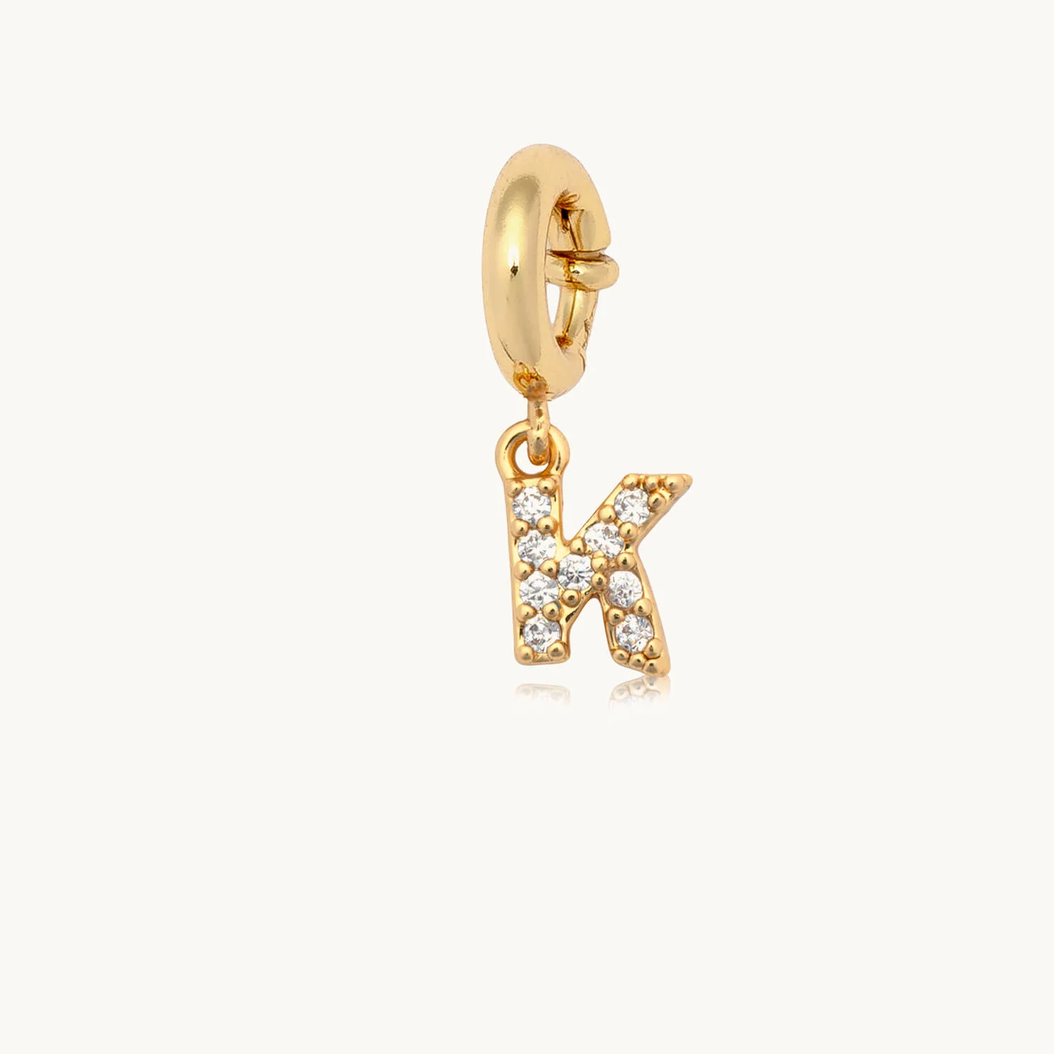 CZ Letter Charm - Image 13