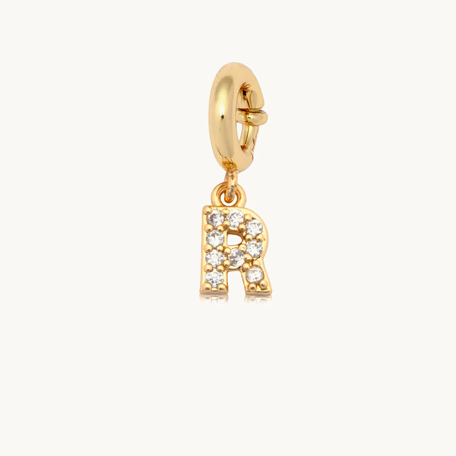 CZ Letter Charm - Image 20