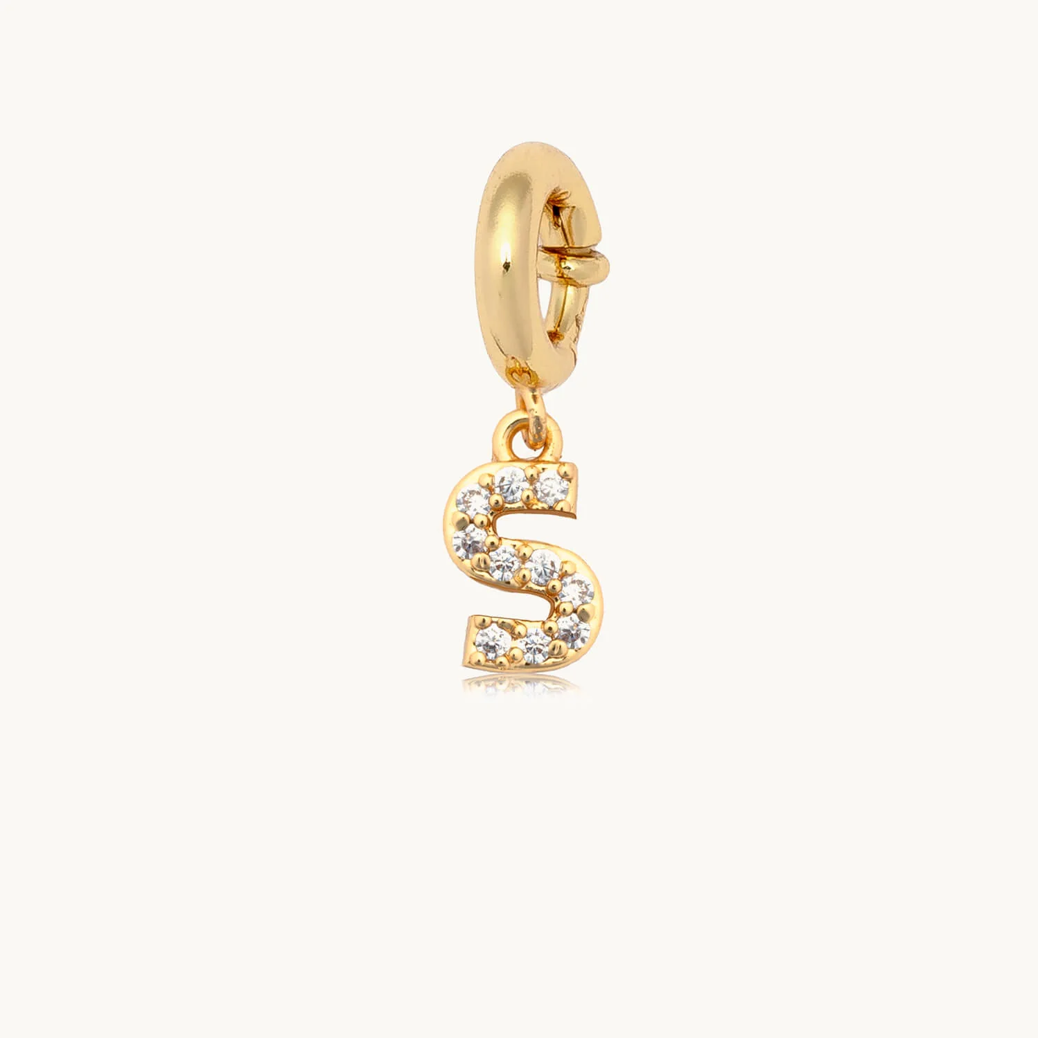 CZ Letter Charm - Image 21