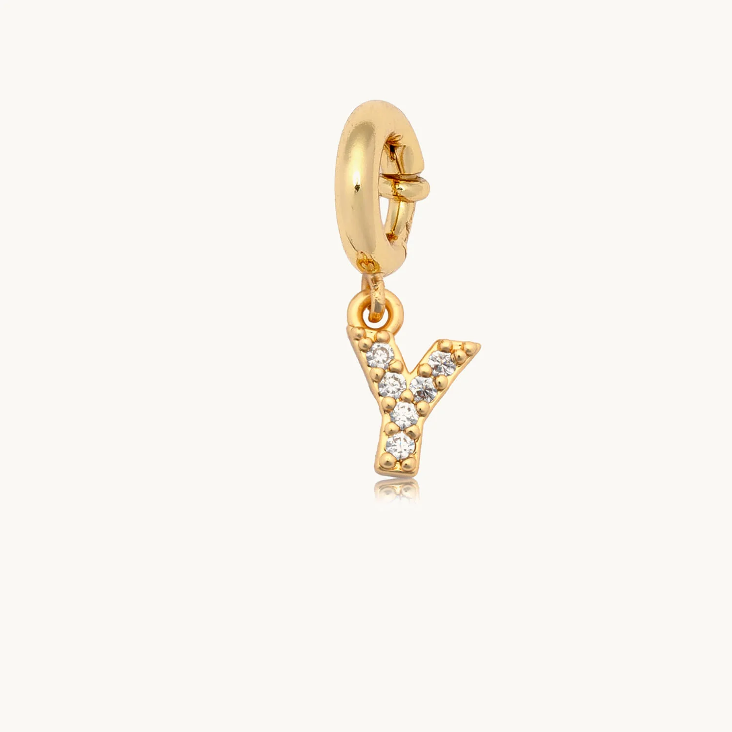 CZ Letter Charm - Image 27