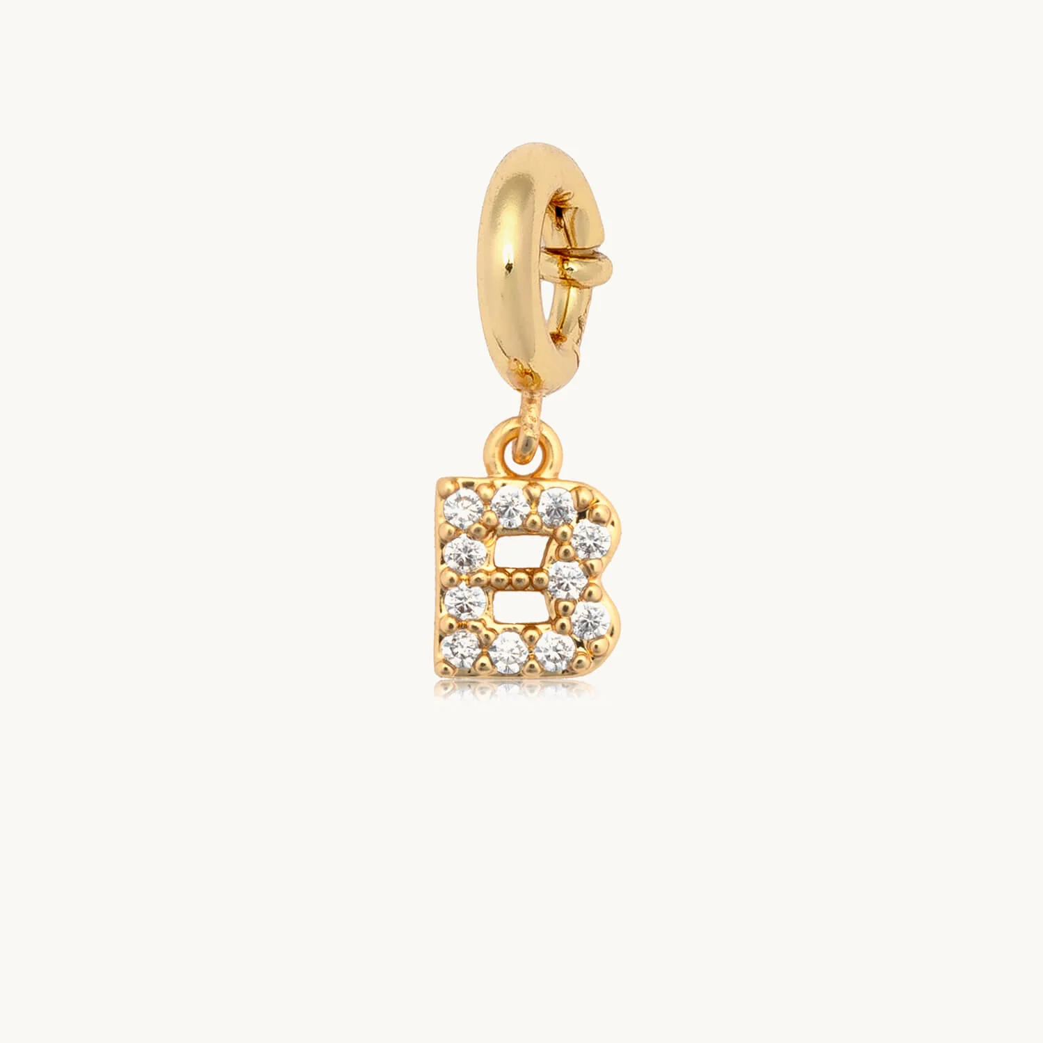 CZ Letter Charm - Image 4