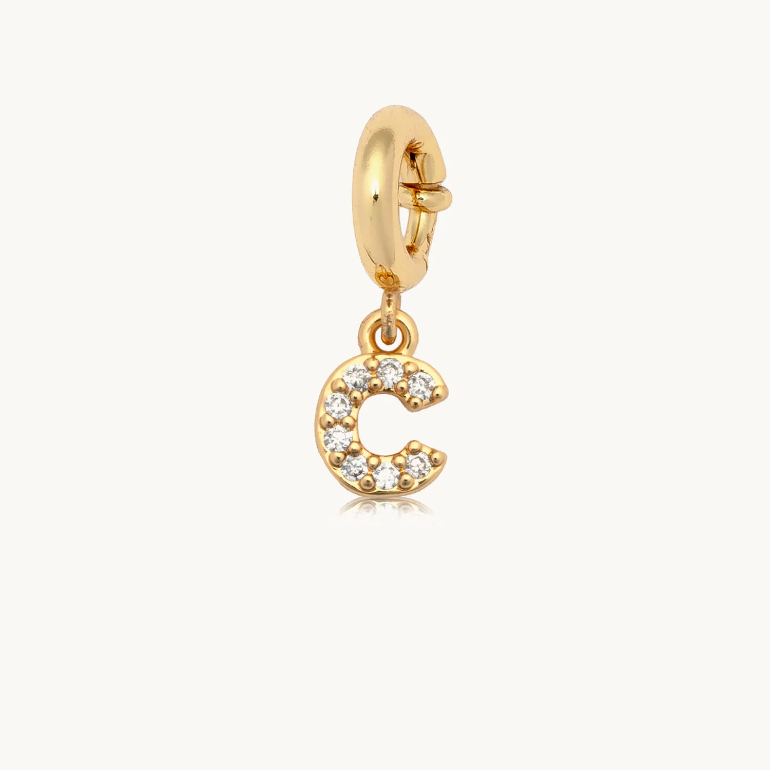 CZ Letter Charm - Image 5