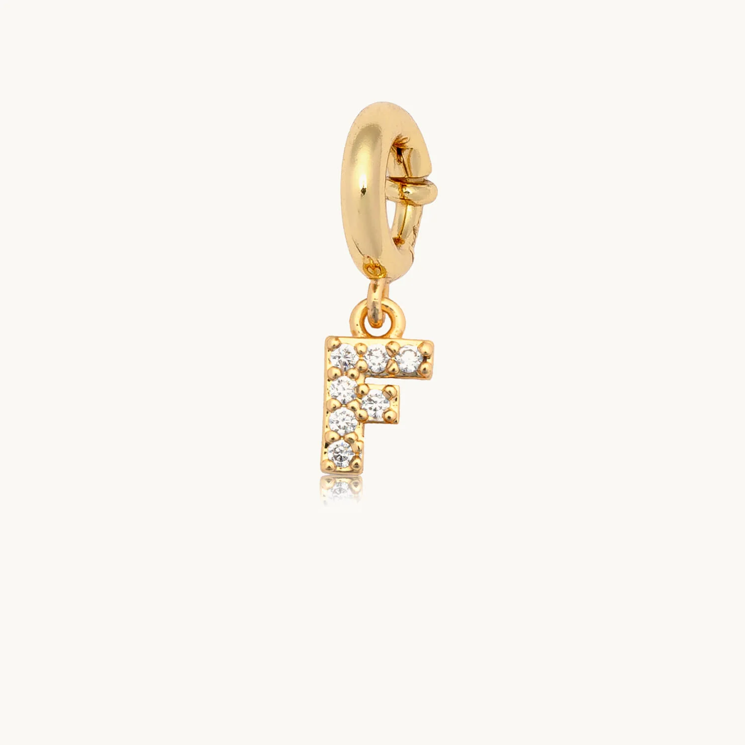 CZ Letter Charm - Image 8