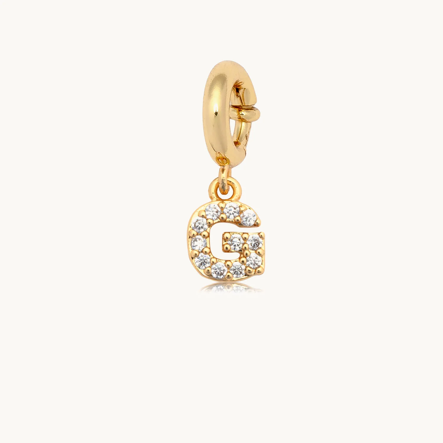 CZ Letter Charm - Image 9