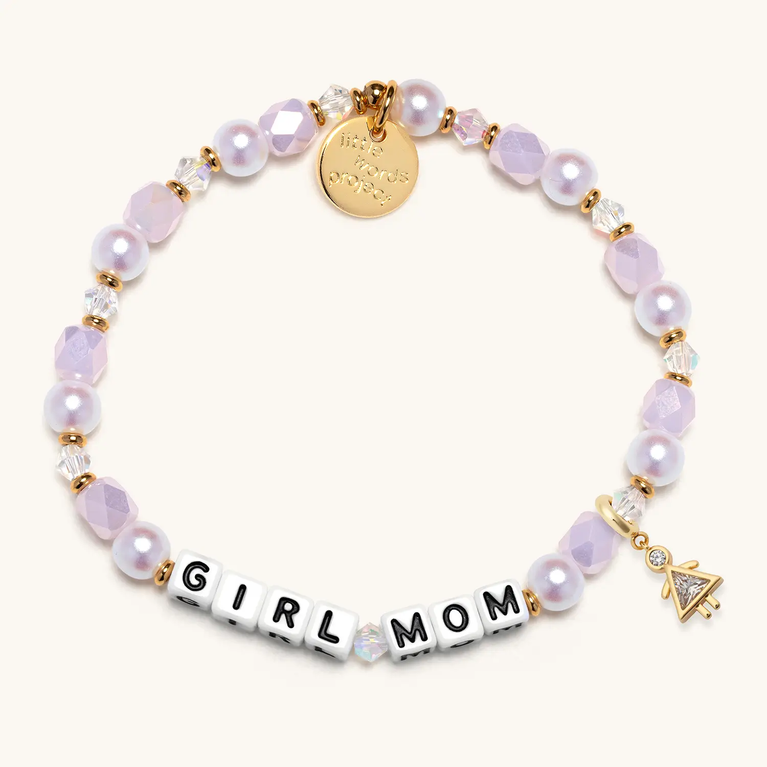 Girl Mom Birthstone Charm Bracelet Set - Image 4