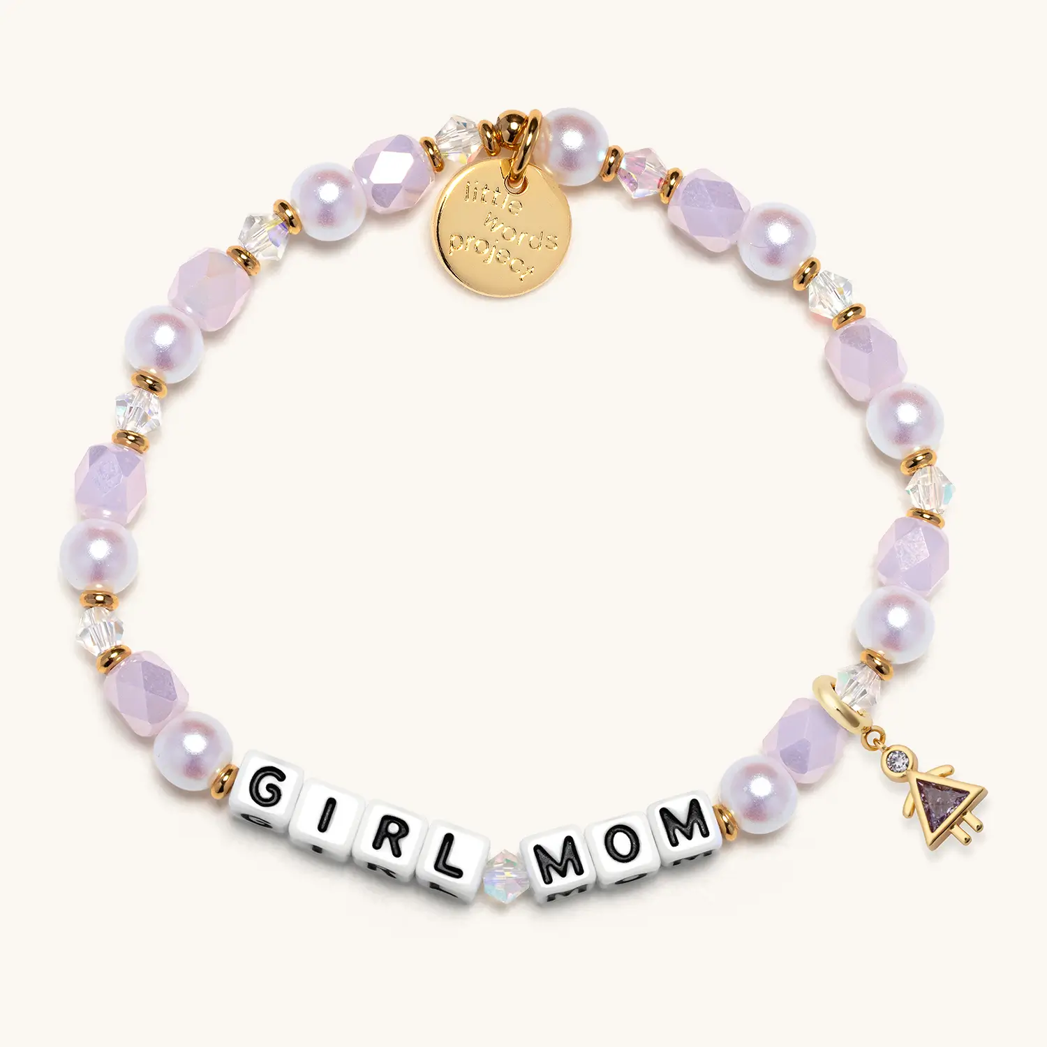Girl Mom Birthstone Charm Bracelet Set - Image 6