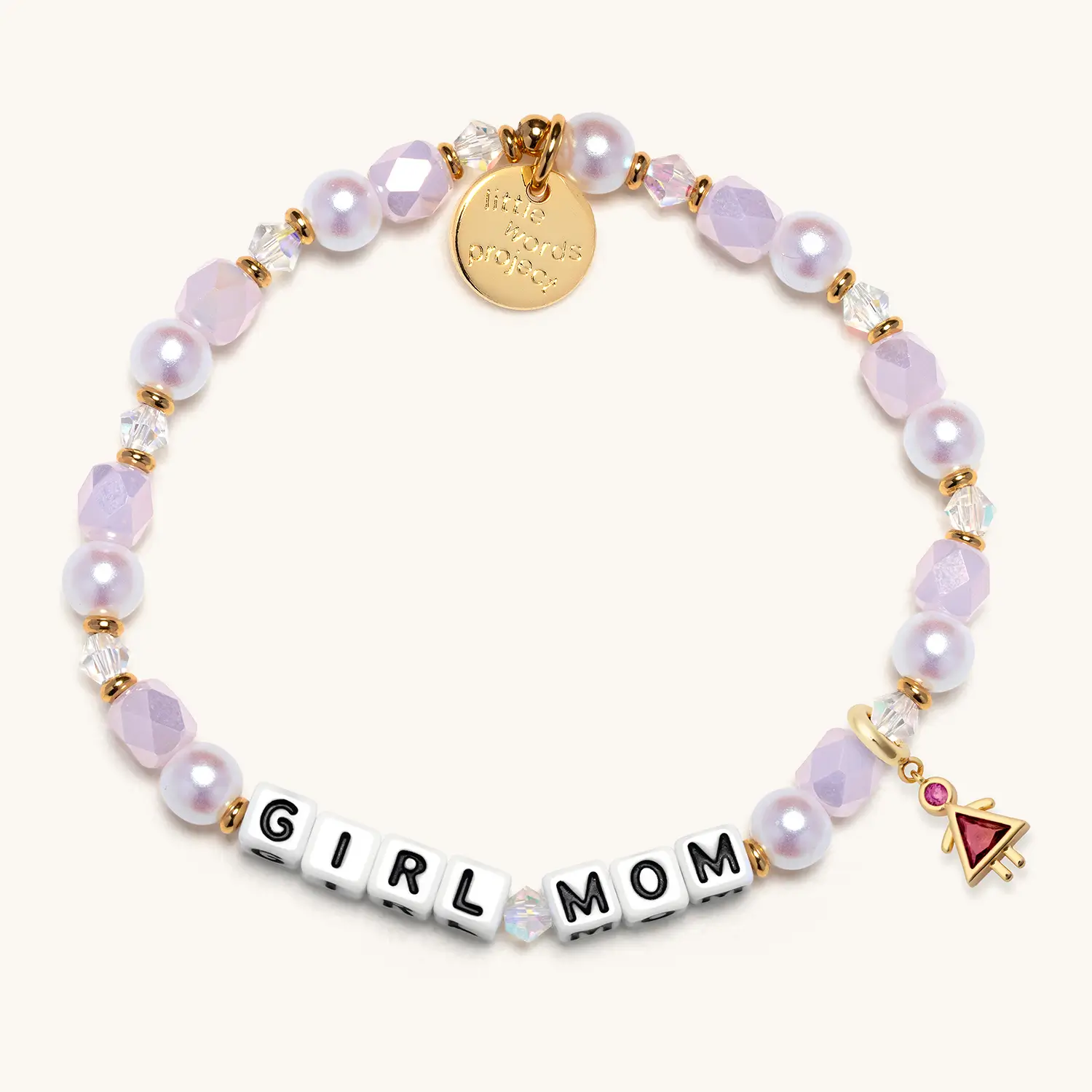 Girl Mom Birthstone Charm Bracelet Set - Image 7