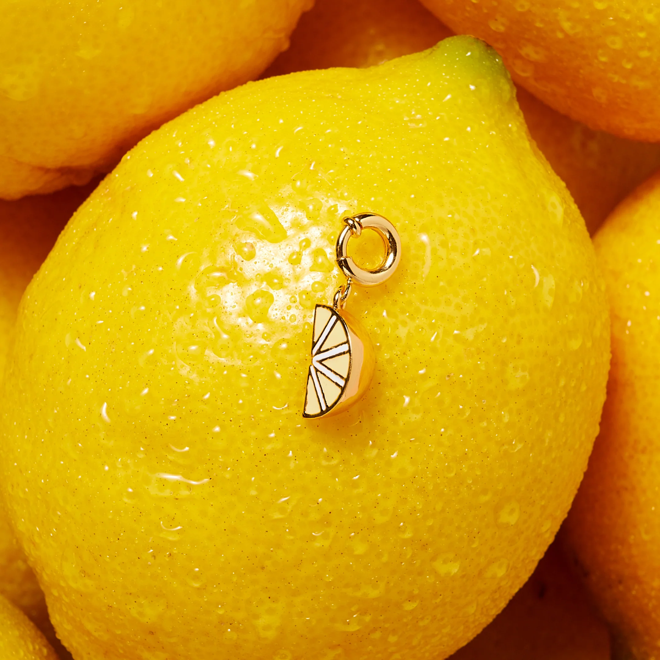 Lemon Wedge Charm - Image 2