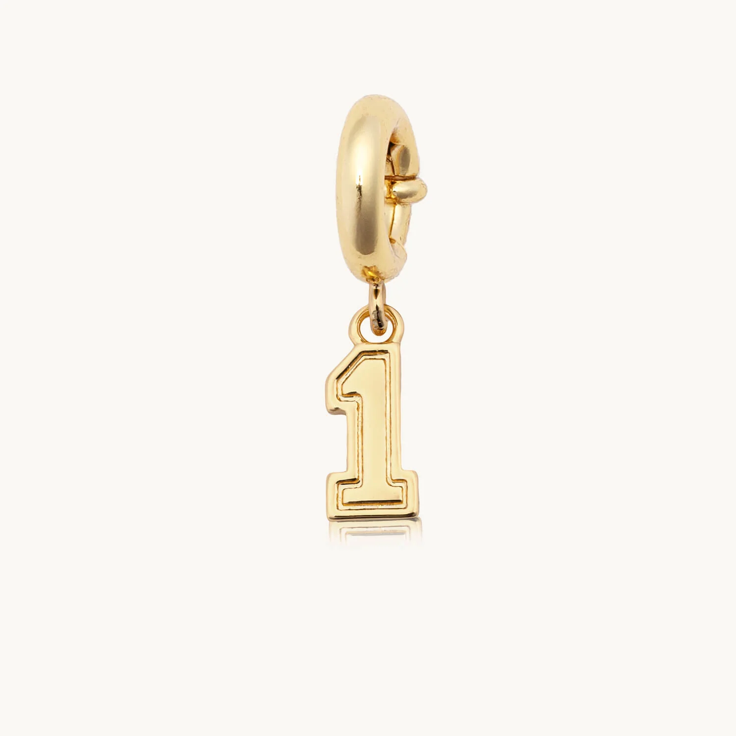 Custom Varsity Number 1 Charm