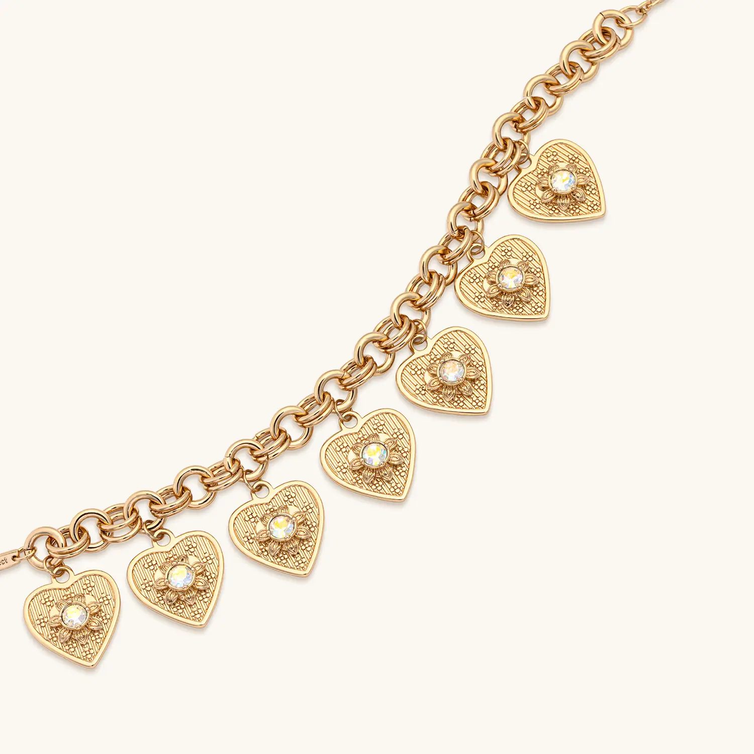Vintage Hearts Charm Bracelet - Image 5